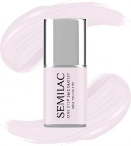 SEMILAC One Step Glossy 3in1 Hybrid Nail Polish S235 Peach Beige 7 мл