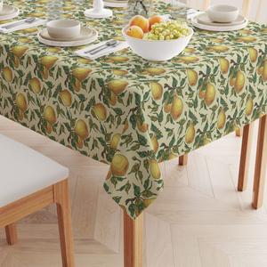 Прямоугольная скатерть, 100 % хлопок, 60х84 дюйма, расписная груша.