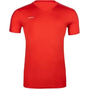 Футболка для футбола унисекс красная DECATHLON