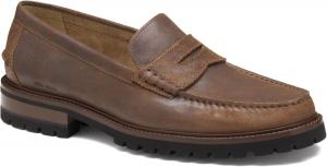 Мужские слипоны Johnston Murphy Collier Penny Loafer для повседневной и официальной носки Johnston & Murphy, Brown Bomber Leather