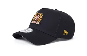 Хлопковая полиэстеровая бейсболка унисекс New Era, черный