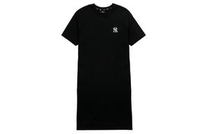 MLB Женское черное платье с коротким рукавом