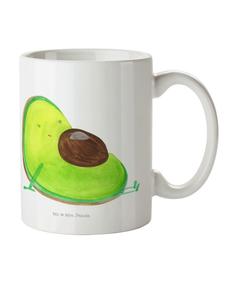 Детская кружка с рисунком авокадо для беременных без слогана, белая Mr. & Mrs. Panda