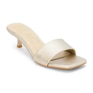 Женские босоножки Capricorn на низком каблуке Beach By Matisse, золотой