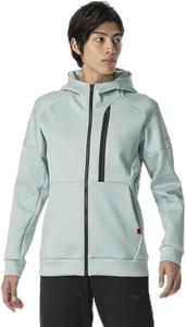 Толстовка MIZUNO Training Wear Stretch Sweat Hoodie, удобная для движений, унисекс, для взрослых, размер 32MCA050, мятно-зеленый вересковый