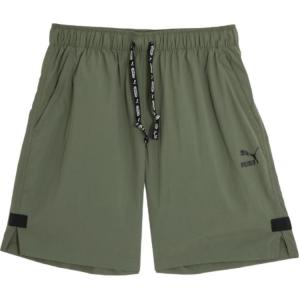Повседневные шорты мужские армейского зеленого цвета PUMA
