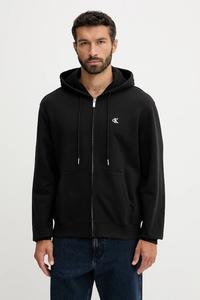 Хлопковая толстовка Calvin Klein Jeans, черный