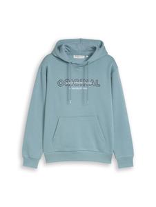 TOM TAILOR DENIM Толстовка в светло-голубом цвете