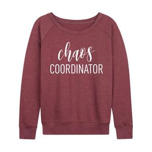 Женская футболка с длинным рукавом из французского трикотажа «Координатор хаоса» Licensed Character, красный