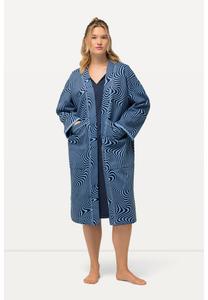 Кардиган Ulla Popken WAVE OPEN SHAPE LONG SLEEVE , Night Blue/Dark Blue