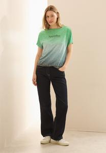 Футболка с принтом Cecil, зеленый