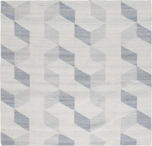 Ковер SAFAVIEH, 214 x 214 см,  Cabo Collection, beige/light grey, геометрический рисунок, идеален для помещений с высокой проходимостью в гостиной, спальне, столовой (CAB374B)