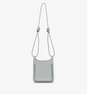 Сумка-хобо Himmel из кожи с тисненым логотипом.