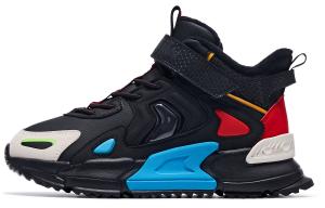 Qiaodan Детская повседневная обувь, черная, синяя, подростковая