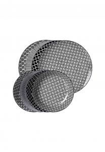 Сервиз Ritzenhoff & Breker Takeo, 8 предметов, черно-белый