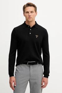 Шерстяной свитер Aeronautica Militare, черный