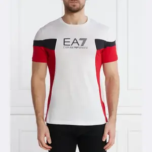Футболка стандартного кроя Ea7, белый