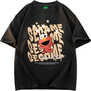 Футболка унисекс Sesame Street, розовый