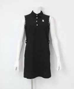 Быстросохнущее платье-поло без рукавов с защитой от УФ-излучения Archivio, цвет Black (001)