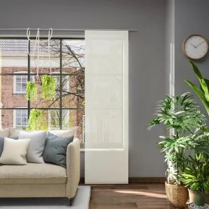 Нейтекс для вас! Раздвижная штора «Libre-ECO», (1 шт.), экологичная, на заказ Neutex For You!, цвет creme