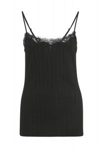 Женский кружевной топ на тонких бретелях Etude Toujours CALIDA, черный