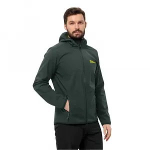 Куртка Jack Wolfskin Bornberg softshell, зеленый