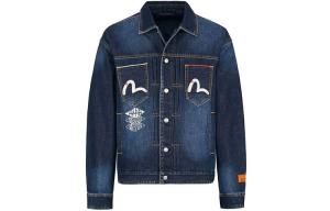 Куртка мужская джинсовая синяя Evisu, синий