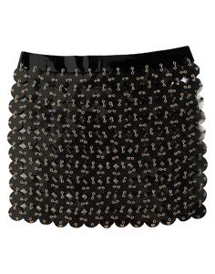 Мини-юбка Rabanne, черный