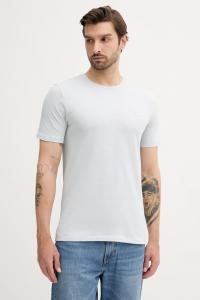 Хлопковая футболка tales BOSS Orange, серый