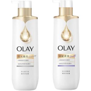 Olay Иридесцентный гель для душа с эффектом сияния успокаивающий глубокое очищение 500г+500г gardenia, sandalwood, rose, citrus