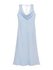 Макси платье MANGO, Light blue