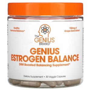 Добавка Genius Estrogen Balance для гормонального баланса, 30 капсул