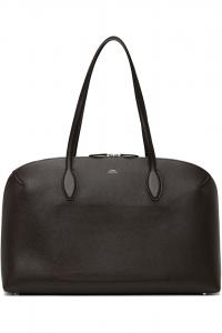 Текстурированная кожаная повседневная сумка-тоут Toteme, коричневый