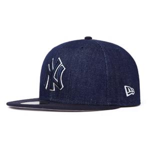 New Era Хлопковая бейсболка из полиэстера унисекс темно-синего цвета, Navy Blue
