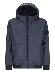Куртка-бомбер с капюшоном Stone Island, синий
