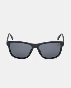 Мужские прямоугольные солнцезащитные очки с поляризованными линзами Timberland, черный