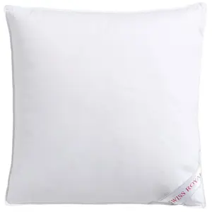 Подушка с 3 камерами Swiss Royal, подушка сделана в Германии Наполнитель: наружная камера с 90% пухом и 10% перьями 1 шт. 3-камерная подушка, подушки размером 40x80 см, 80x80 см, Сделано в Германии Haeussling, белый