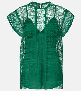 Топ из макраме Elie Saab, Absinthe Green