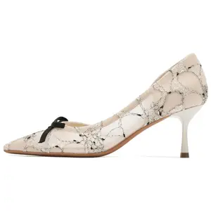 Туфли на высоком каблуке Soft Moments Slim Heel 6,5 см, женские, телесного цвета 73Hours, Nude