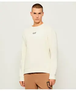 Толстовка Regular fit Ea7, бежевый