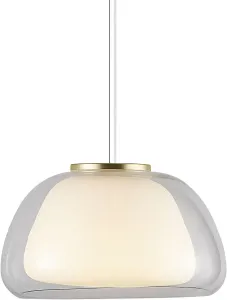 Подвесной светильник Nordlux Jelly, белый / прозрачный
