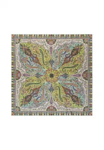 Шарф «мираж» с узором «пейсли» Roeckl, Multi Mint