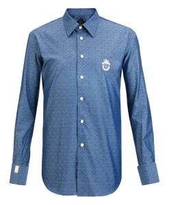 Золотая рубашка Billionaire, синий