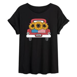Детская струящаяся футболка Sunflowers USA Truck Licensed Character