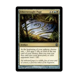 CCG Эфирная страница (U), MTG - Alara Reborn