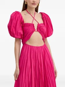 Платье в складку LUISA SPAGNOLI, розовый