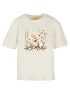 Футболка F4NT4STIC Ostern Küken Ei Blumen, Sand