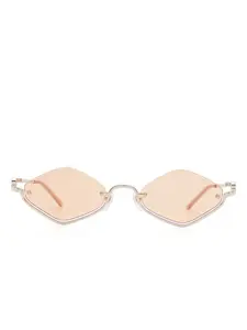 Солнцезащитные очки Upside Down Gucci Eyewear, золотой