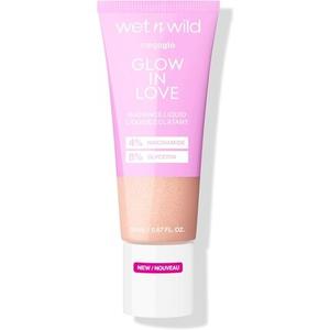 Жидкий хайлайтер Wet n Wild Mega Glo Glow in Love с ниацинамидом и осветляющими каплями витамина Е Wet 'N' Wild