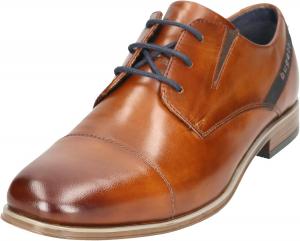 Мужские классические полуботинки на шнуровке Bugatti, Cognac